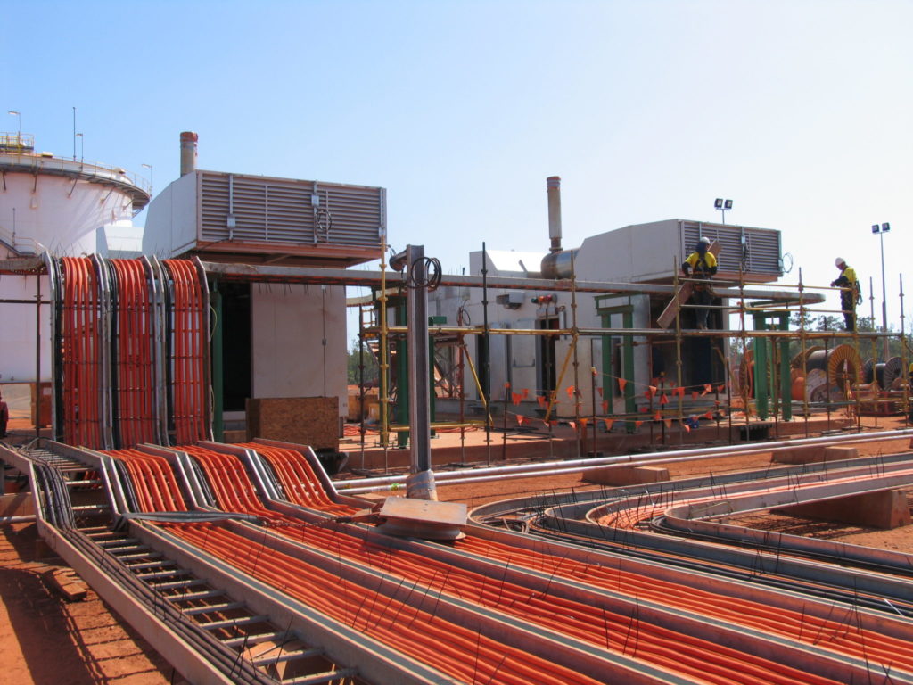 Eneraque 3MW Gas Power Generation Plant Cable Trays - Gas Generators Australia
