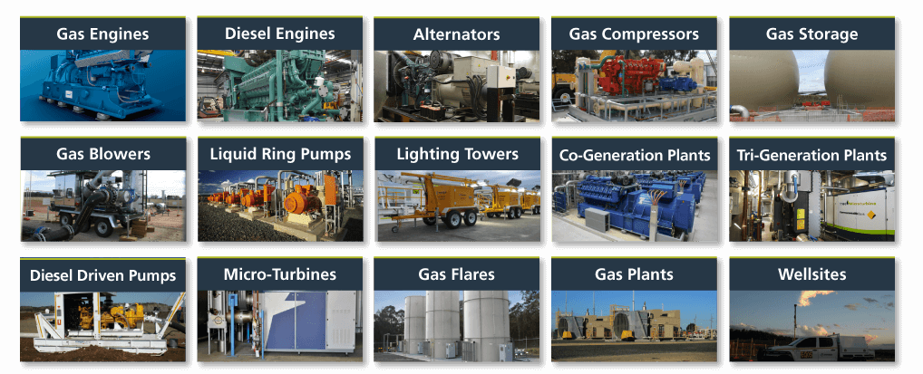 The wide range of diesel and gas equipment covered by EnerCare | Eneraque